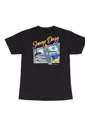 Joe Cool Snoop Dogg The Dogg Collection California Car Graphic T-Shirt